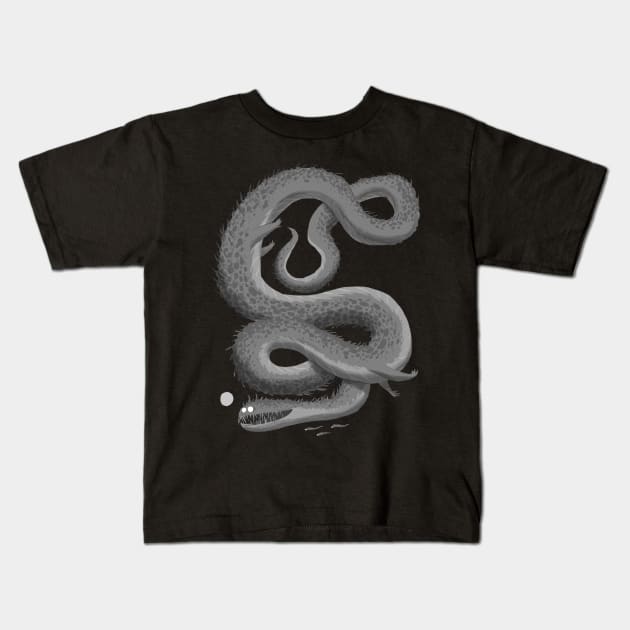 Leviathan Kids T-Shirt by NicolasRix